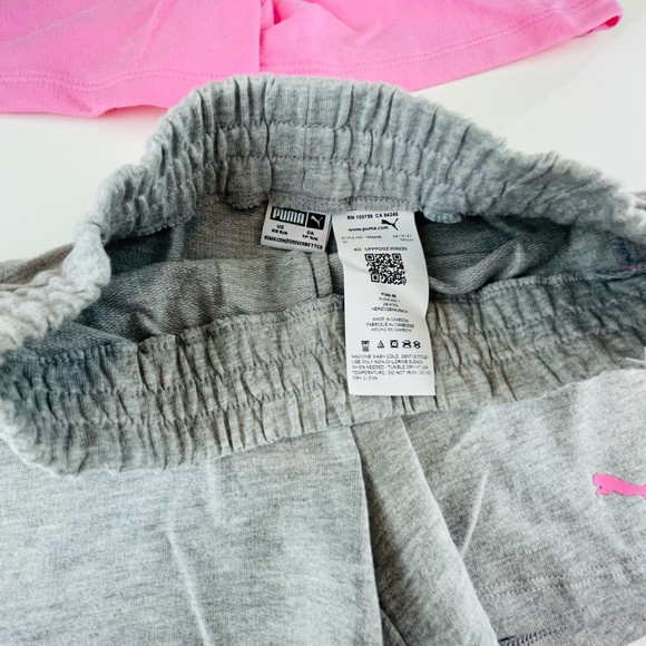 PUMA Girls 4 Piece Set Pink & White - Picture 7 of 13